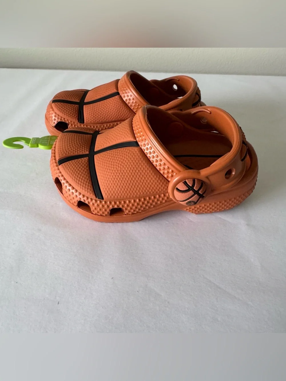 NWT CROCS Size 5 Baby Adorable Basketball Sandals Clogs